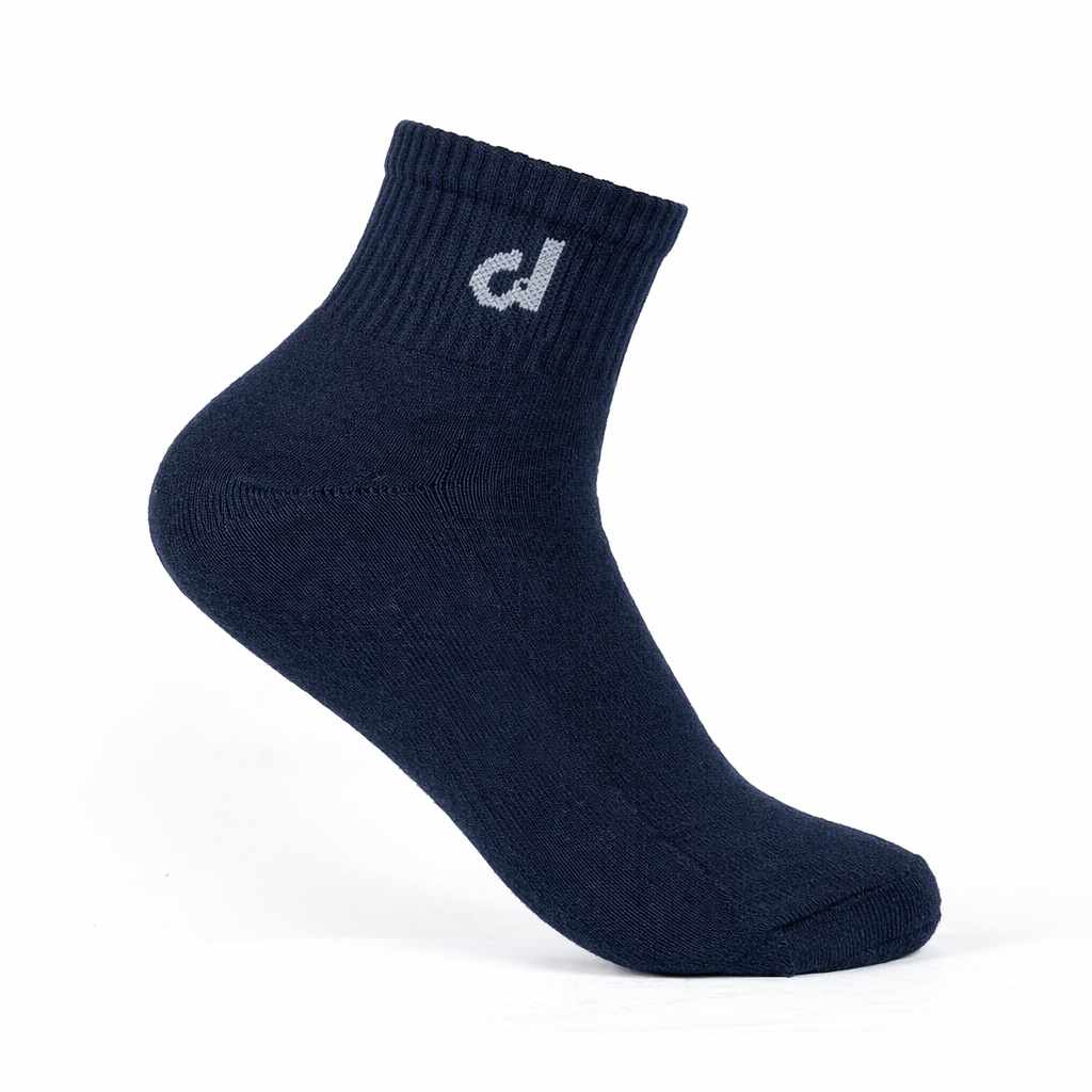 Over the heel half towel socks