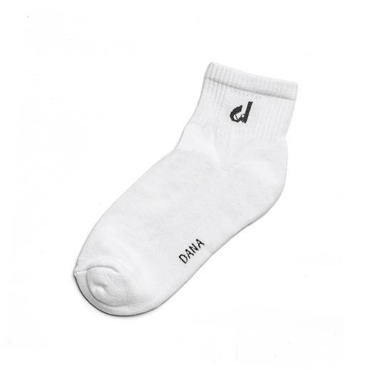 Over the heel half towel socks